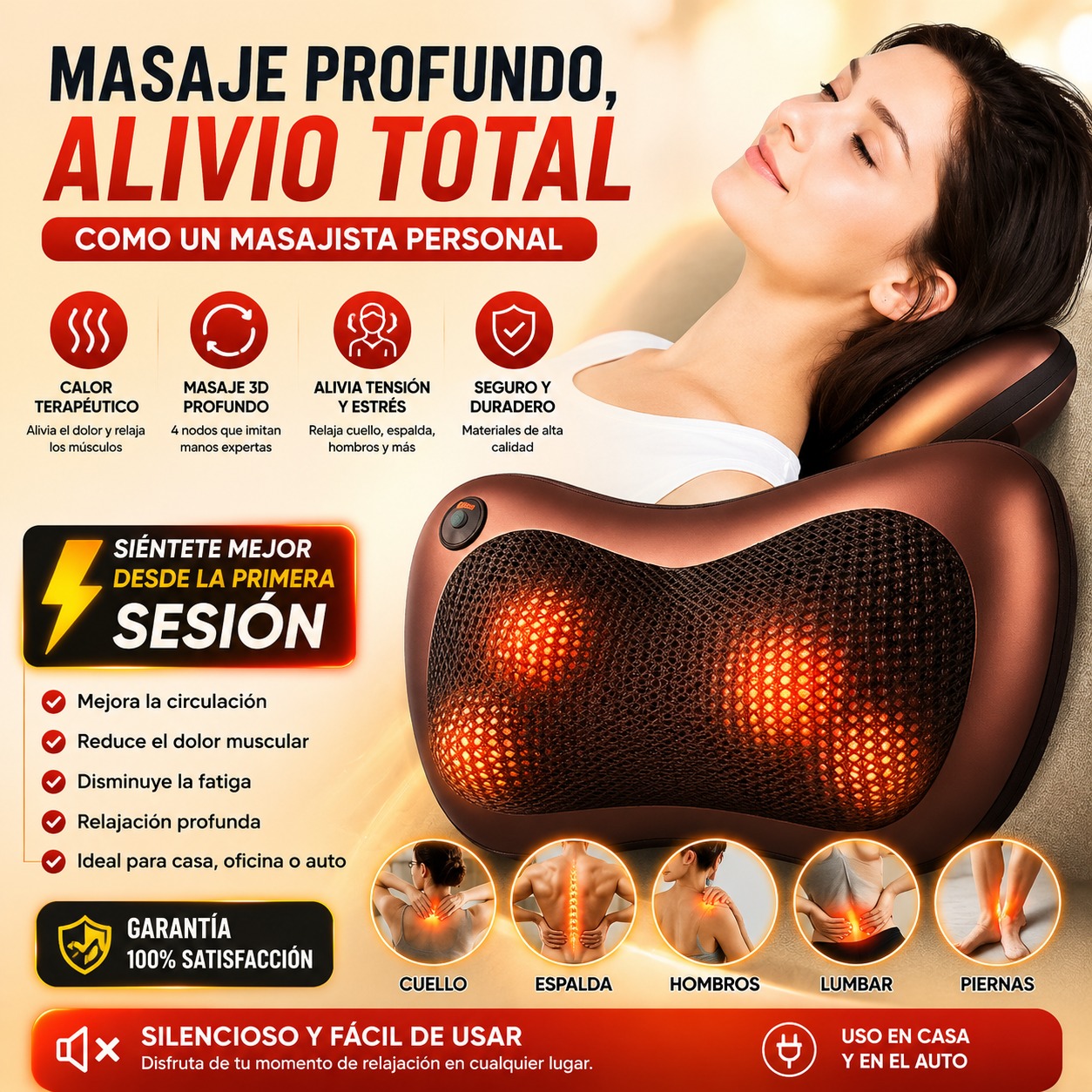 Almohada Masajeadora