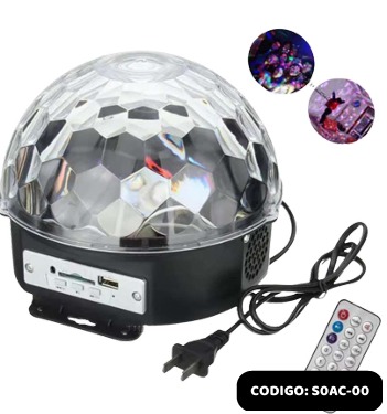 Bola Sicodelica A Bluetooth + Control