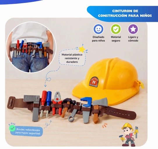 Cinturón de construcción niños