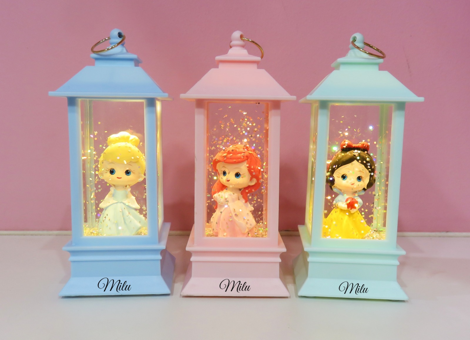 Mini lámparas princesas