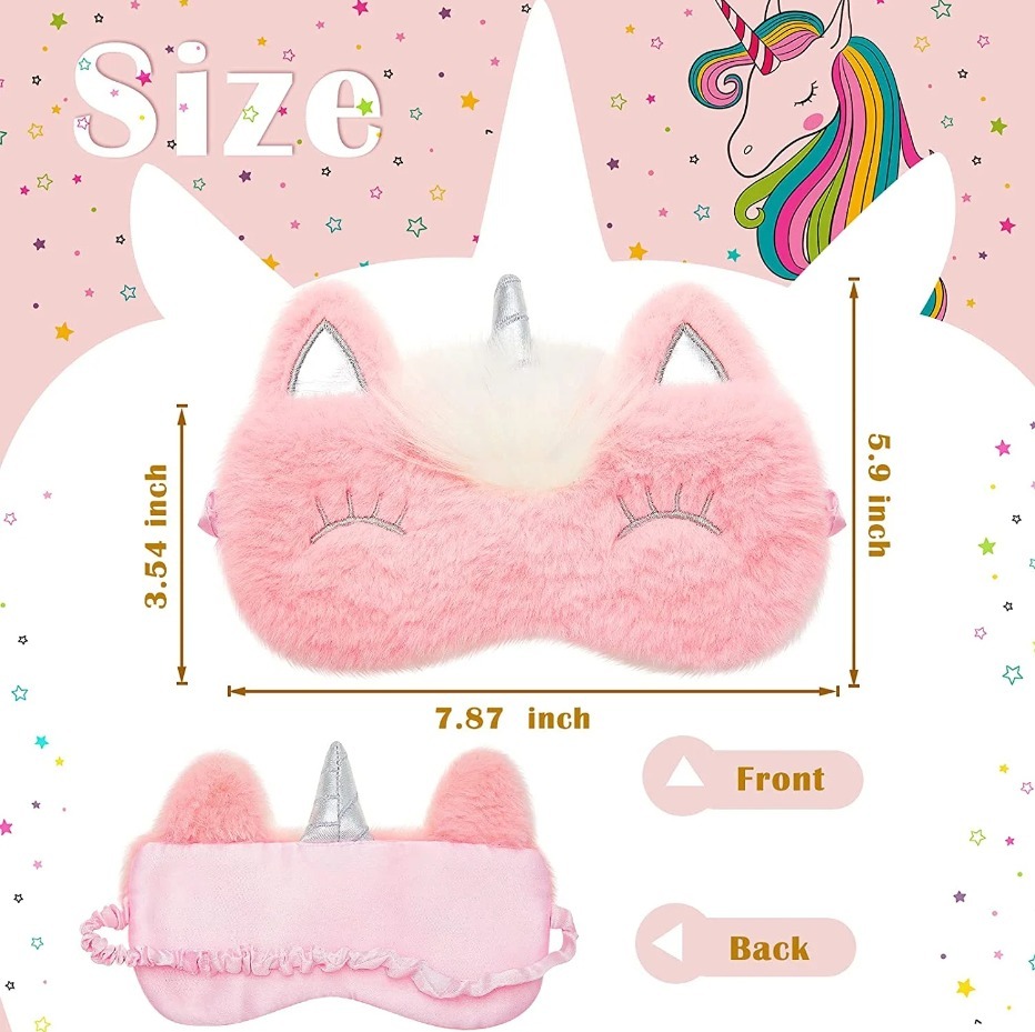 Antifaz para dormir unicornio