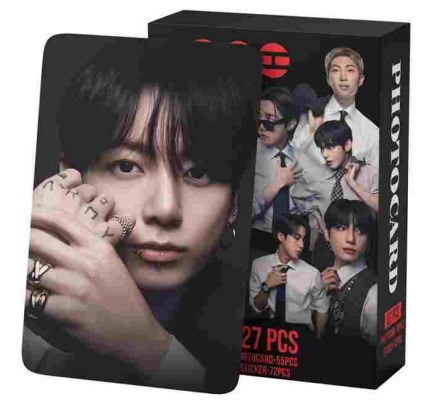 BTS Caja de stiker y fotocard