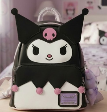 Mochila kuromi con placa